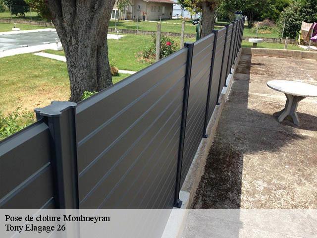 Pose de cloture montmeyran-26120 Tony Elagage 26
